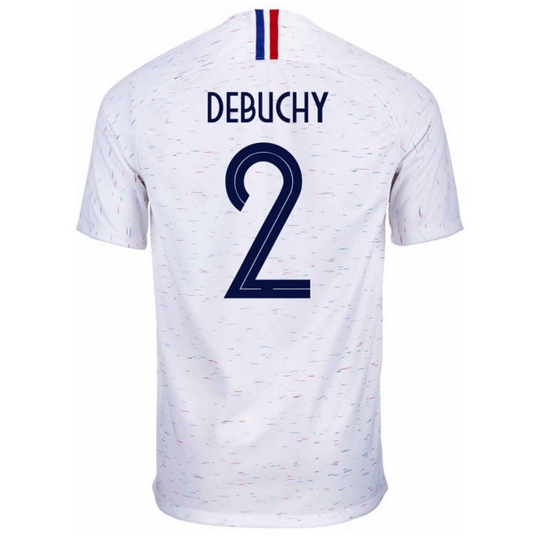 Camiseta Francia 2ª Debuchy 2018 Blanco